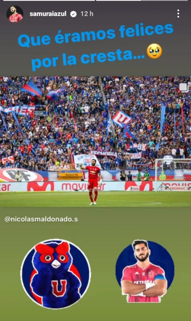 La publicación del Samurai (Instagram)