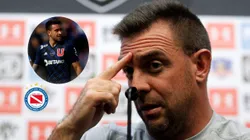 Guede le quiere hacer la maldad a la U llevándose a Zaldivia