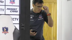 Gustavo Quinteros debe negociar la renovación de contrato en Colo Colo (Foto: Photosport)