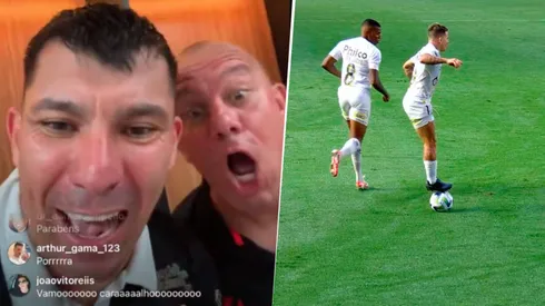 Medel no se guardó nada y se burló de Soteldo por el descenso de Santos