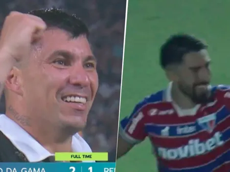 Con golazo de mitad de cancha de Lucero: Gary Medel salva a Vasco y Soteldo desciende con Santos 