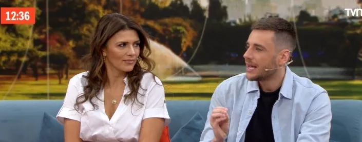 Vergara y Fouillioux, la dupla de animadores de Las Condes 2024 (Captura)