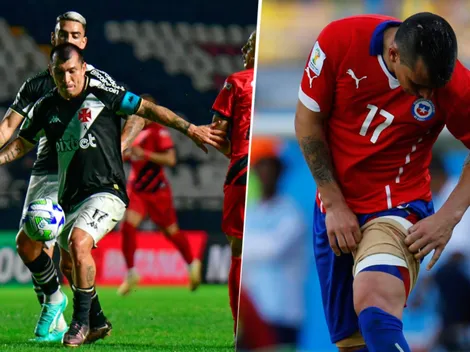 Como en Brasil 2014: Gary Medel pone en riesgo su físico para salvar a Vasco de la B