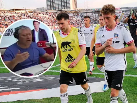Pato Yáñez perdió los estribos en su afán por defender a Colo Colo: "Ustedes apuntan solo…”