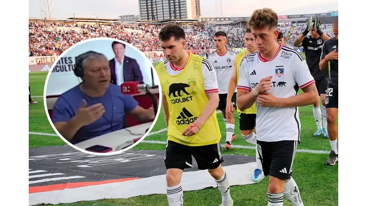 Patricio Yáñez se enfrascó en una discusión tratando de defender a Colo Colo.