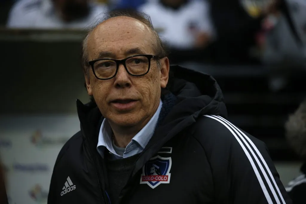 Alfredo Stohwing es presidente de Colo Colo desde 2022 y bajo su gestión el club volvió a ser campeón de Primera División después de cinco años. (Foto: Andrés Pina/Photosport)