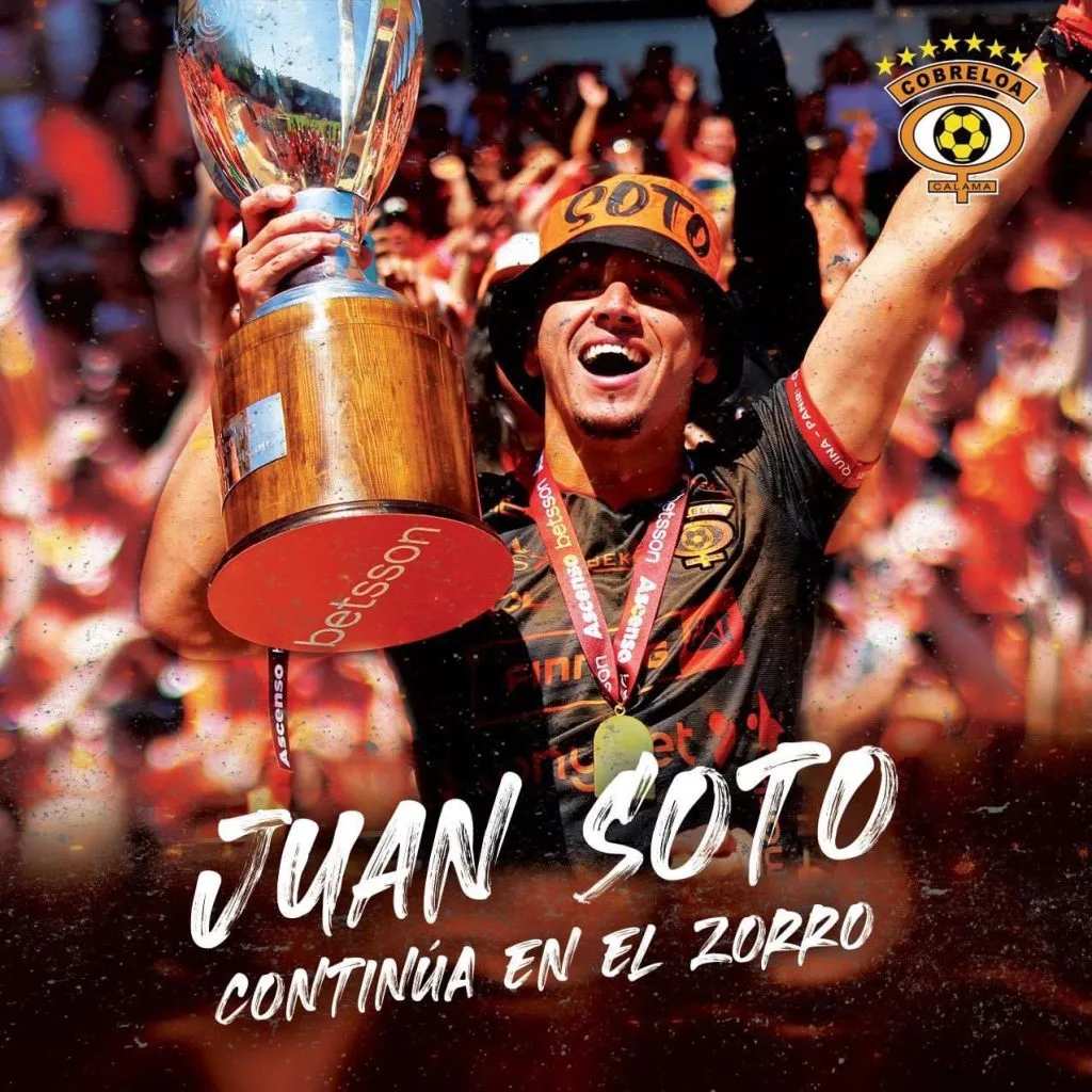 Juan Carlos Soto seguirá en Cobreloa (@Cobreloa_SADP)