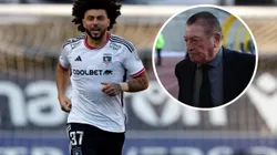 Clavito Godoy apuntó a Maximiliano Falcón tras la derrota de Colo Colo ante Unión Española. (Foto: Photosport)