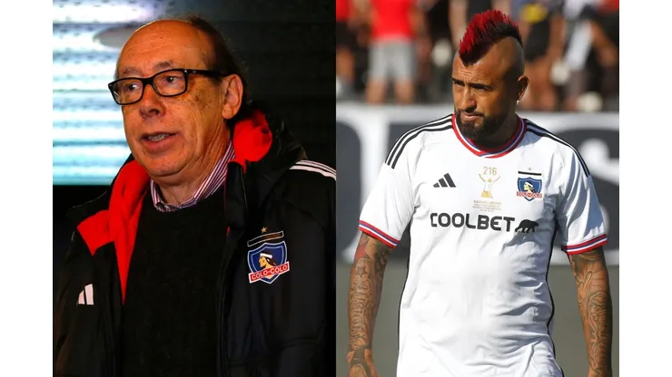 Alfredo Stohwing salió a responderle a Arturo Vidal. (Foto: Photosport)