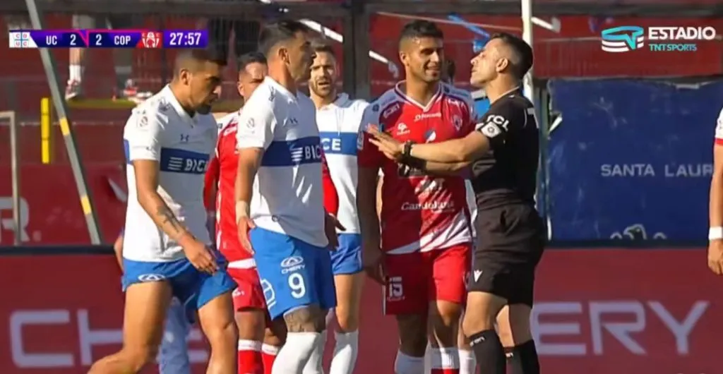 Zampedri y su encontronazo con Maza | Foto: Captura TNT Sports