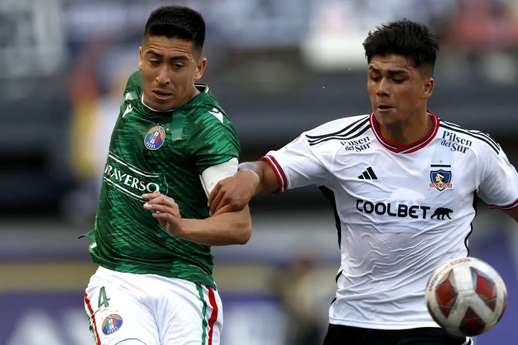 Damián Pizarro es duda en la titularidad para el compromiso de Colo Colo ante la Unión Española (Foto: Photosport)