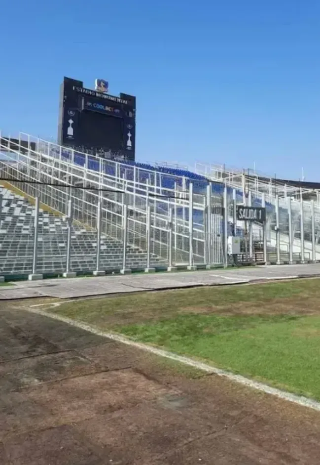 Así se encuentra el Estadio Monumental
