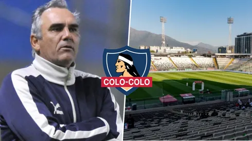 Dabrowski se mostró visiblemente ofuscado por el estado del césped del Monumental.