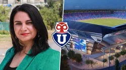 La alcaldesa vuelve a alzar la voz sobre la construcción del recinto deportivo.