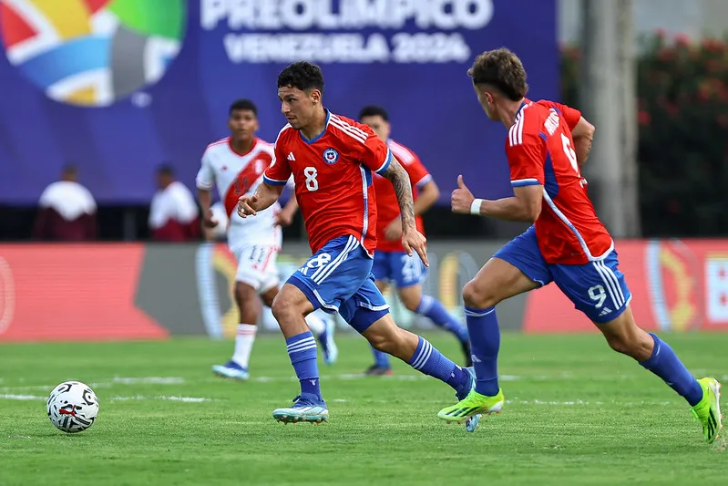 Pérez es una de las grandes desilusiones en La Roja | Foto: CONMEBOL