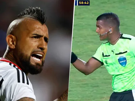 Arturo Vidal destroza al árbitro en la dura caída de la Roja sub 23: “Siempre nos c..."