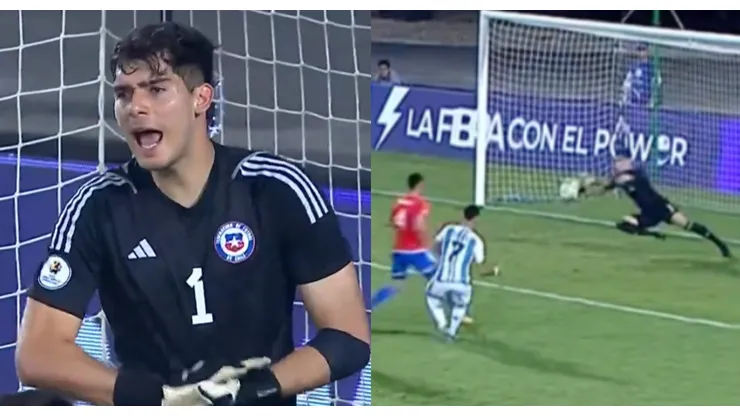 Vicente Reyes ha tenido varias atajadas importantes ante Argentina.