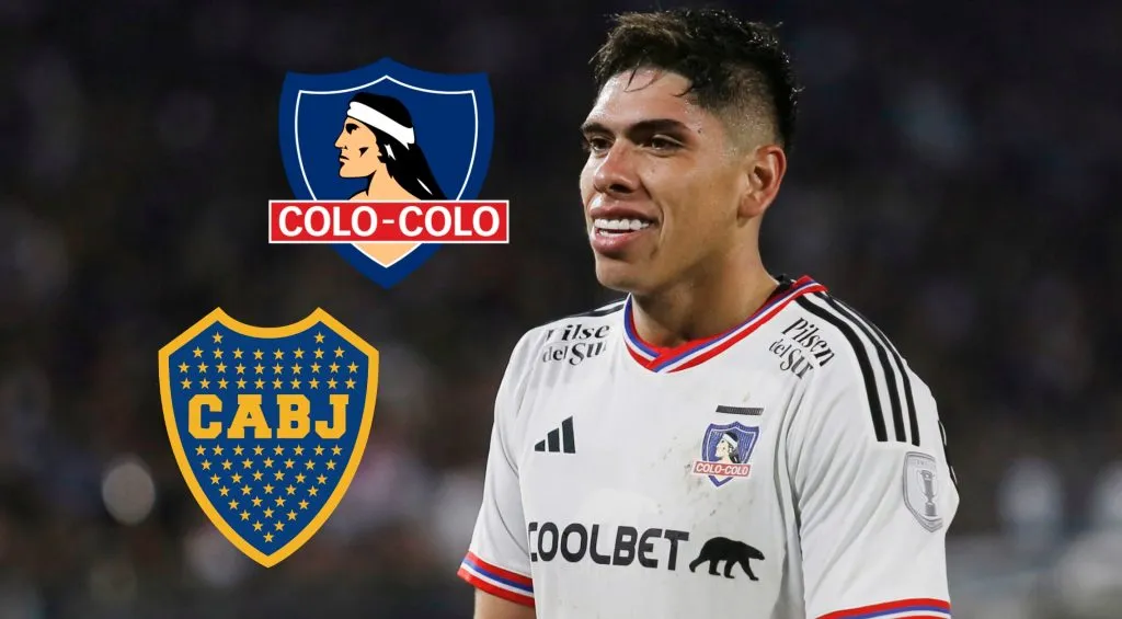 Palacios podría pasar de Colo Colo a Boca Juniors esta semana.