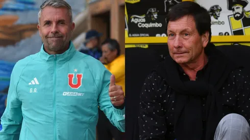 Nano Díaz felicitó a Gustavo Álvarez (Foto: Photosport)