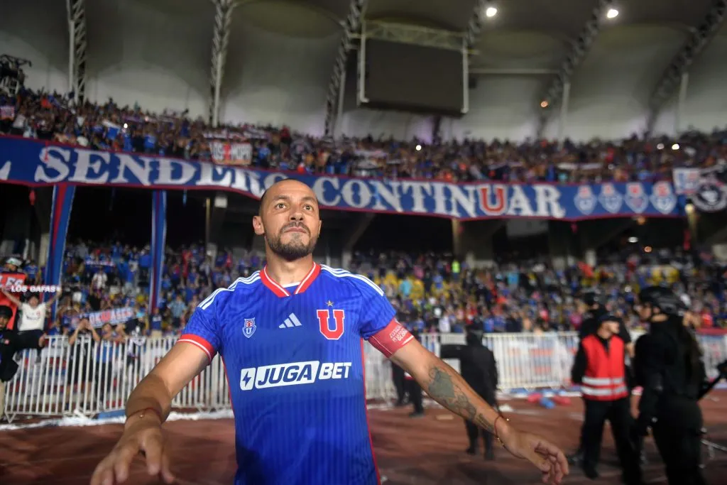 Marcelo Díaz es el capitán de la Universidad de Chile en la temporada 2024 (Foto: Photosport)