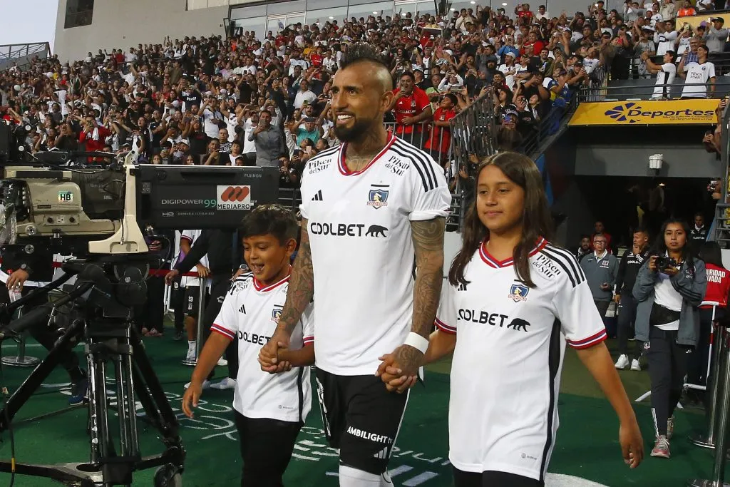 Arturo Vidal será presentado en el Estadio Monumental este jueves. (Foto: Sebastian Cisternas/Photosport)