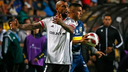 Arturo Vidal debutó en Colo Colo y mandó mensaje a sus detractores. (Foto: Photosport)