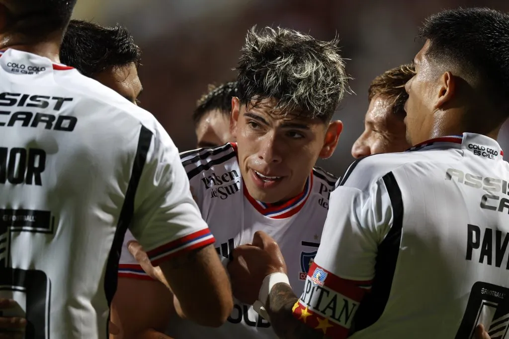 Carlos Palacios fue titular y anotó un gol en el amistoso de Colo Colo vs Everton. (Foto: Andrés Pina/Photosport)