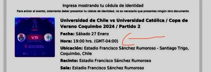 Los tickets con el singular horario (Archivo)