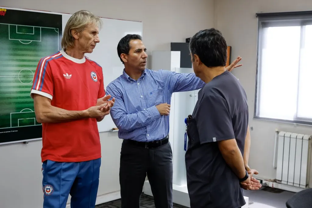 Ricardo Gareca conoció las instalaciones de Juan Pinto Durán. (Foto: Pepe Alvujar)