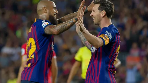 Arturo Vidal revela que Lionel Messi lo felicitó por su llegada al Cacique (Foto: Photosport)