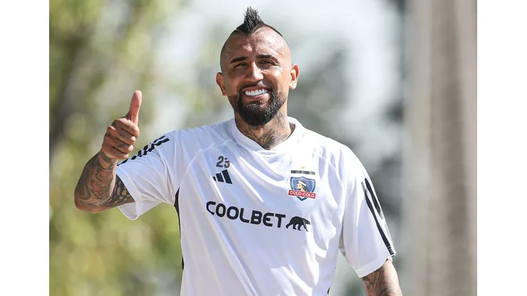 Arturo Vidal tuvo su primer entrenamiento en su regreso a Colo Colo. (Foto: Colo Colo)