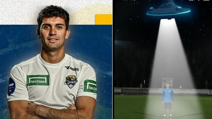 Ignacio Saavedra fue oficializado en su nuevo club en Rusia