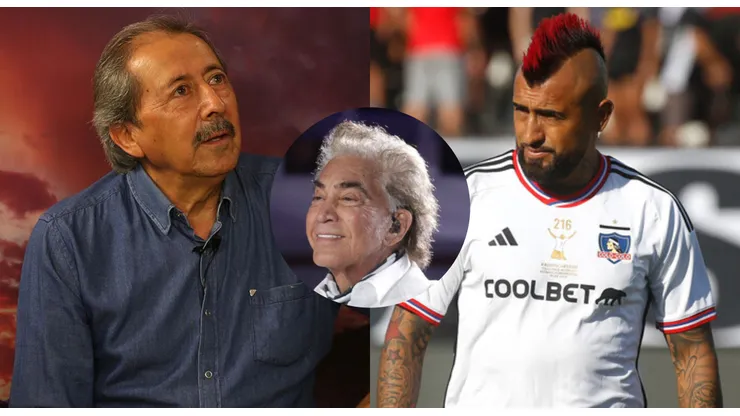 Pollo Véliz le hace la cruz a la llegada de Arturo VIdal a Colo Colo.