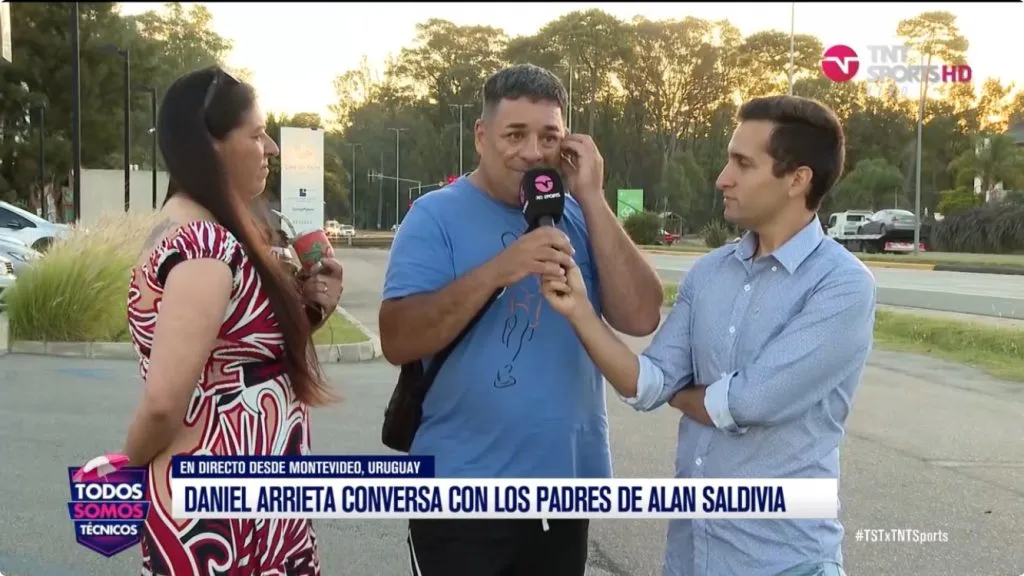 Padres de Alan Saldivia agradecieron el buen momento que vive en Colo Colo (foto: TNT Sports)