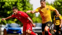 Ñublense vence a Fernández Vial en amistoso de entrenamiento (Foto: ÑublenseSADP)