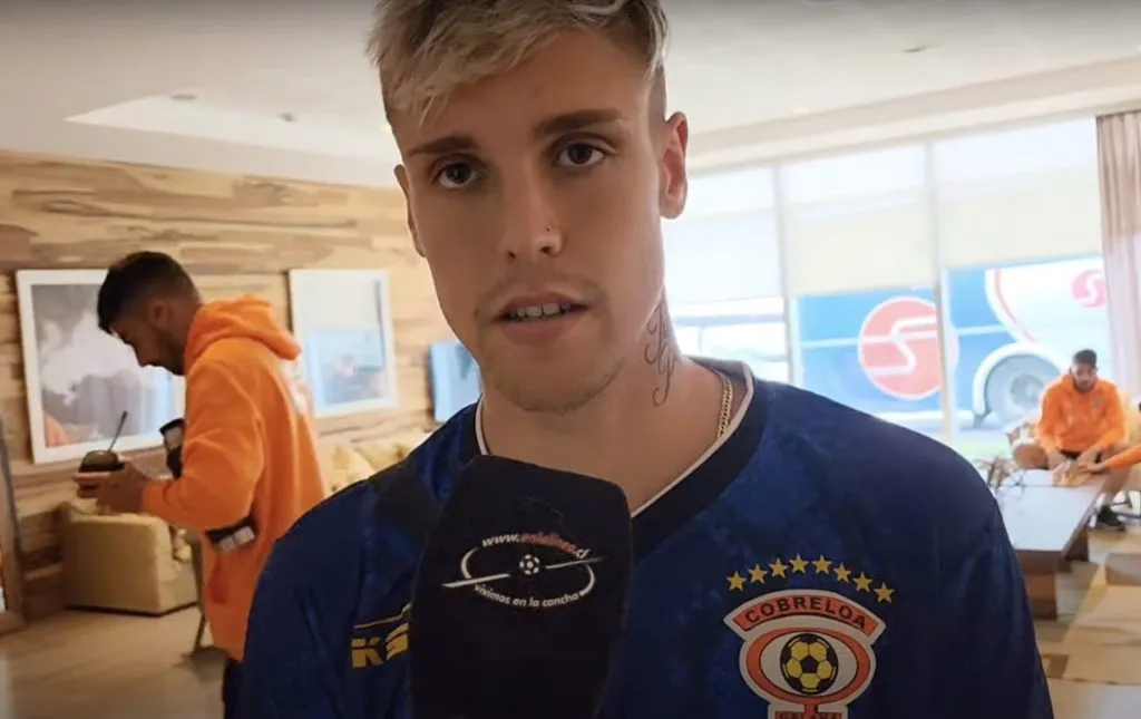 Agustín Mulet está contento con su firma en Cobreloa (Captura En La Línea Deportes)