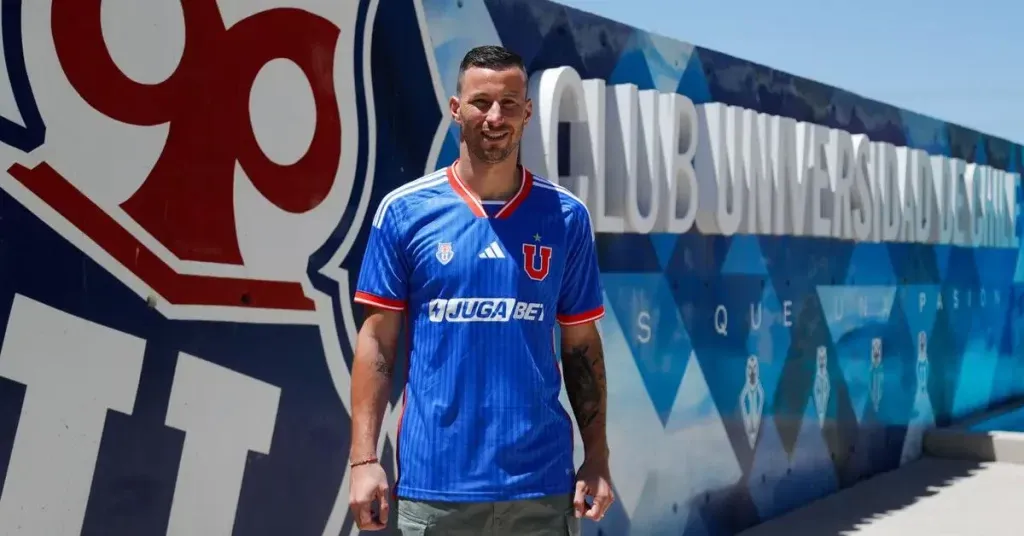 Luciano Pons ya es jugador de Universidad de Chile (Prensa U. de Chile)