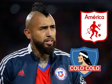 Se baja el América de Cali: Colo Colo tiene el camino despejado para fichar a Arturo Vidal