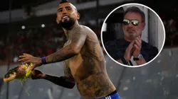 Marcelo Barticciotto pide a gritos a Arturo Vidal en Colo Colo. (Foto: Photosport)