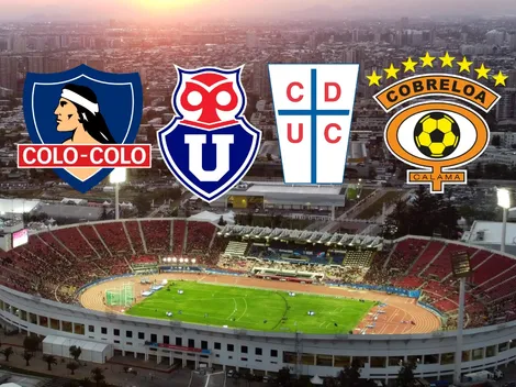 Colo Colo, la U, la UC y Cobreloa: El fixture oficial del Campeonato Nacional 2024
