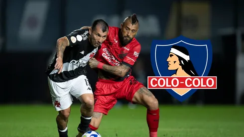 Histórico albo pide a Gary Medel en el Estadio Monumental.