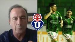 Suárez le levantó el pulgar al "Tucu" en la Universidad de Chile.