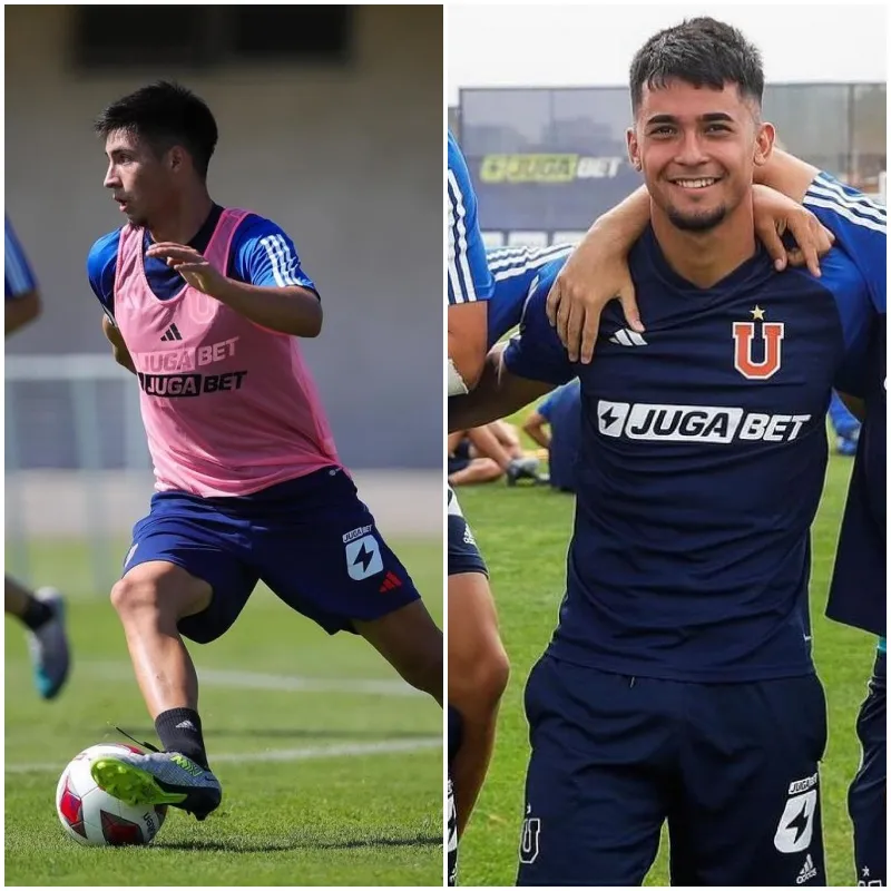 Retamal y Salazar: Las opciones jóvenes de la U en defensa (Prensa UCH)