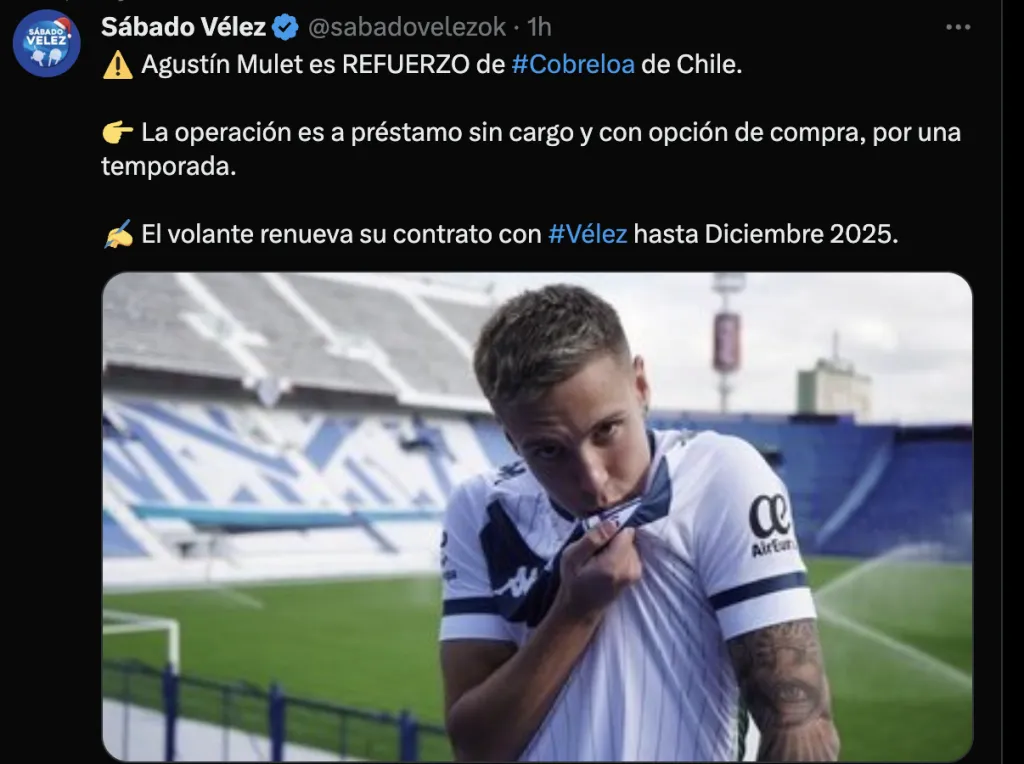 Agustín Mulet lo dan por hecho en Cobreloa (X)