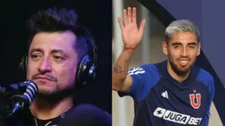 Nico Peric aleona a Gabriel Castellón en el arco azul.