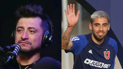 Nico Peric aleona a Gabriel Castellón en el arco azul.