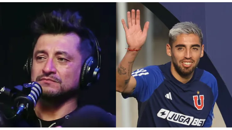 Nico Peric aleona a Gabriel Castellón en el arco azul.