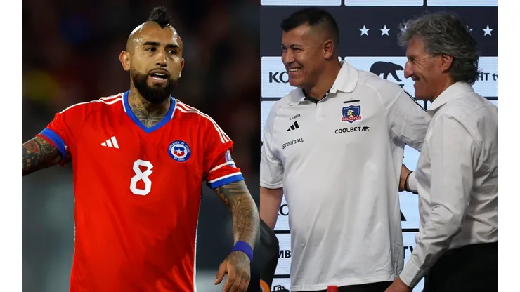 Arturo Vidal, Jorge Almirón y Daniel Morón estuvieron en Juan Pinto Durán.