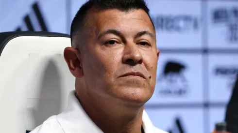 El entrenador argentino Jorge Almirón fue presentado en Colo Colo. (Foto: Photosport)