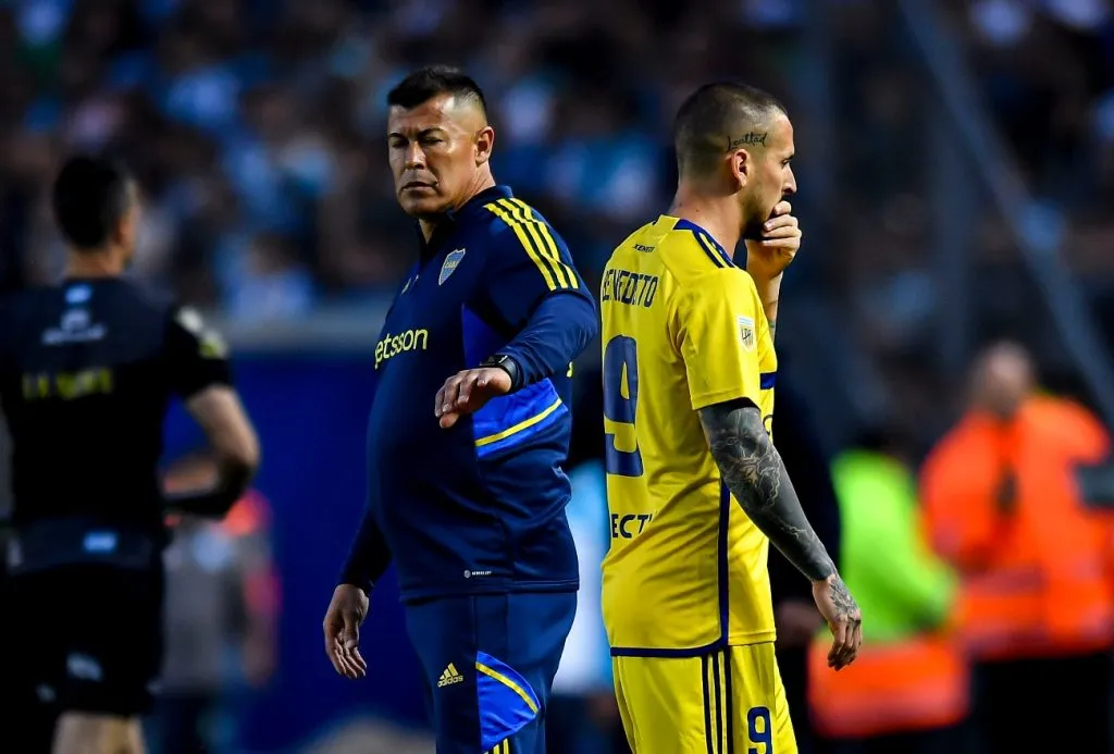 Jorge Almirón, nuevo DT de Colo Colo, dirigió a Darío Benedetto en Boca Juniors. (Foto: Getty Images)